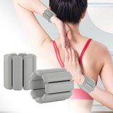 Maxbell Wearable Wrist Ankle Weights Walking Adjustable Aerobics Pilates Dance Gray