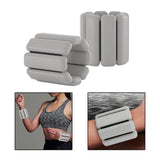 Maxbell Wearable Wrist Ankle Weights Walking Adjustable Aerobics Pilates Dance Gray