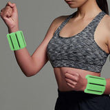 Maxbell Wearable Wrist Ankle Weights Walking Adjustable Aerobics Pilates Dance Green