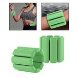 Maxbell Wearable Wrist Ankle Weights Walking Adjustable Aerobics Pilates Dance Green