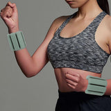 Maxbell Wearable Wrist Ankle Weights Walking Adjustable Aerobics Pilates Dance Gray Green
