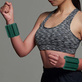 Maxbell Wearable Wrist Ankle Weights Walking Adjustable Aerobics Pilates Dance Dark Green