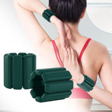 Maxbell Wearable Wrist Ankle Weights Walking Adjustable Aerobics Pilates Dance Dark Green