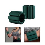 Maxbell Wearable Wrist Ankle Weights Walking Adjustable Aerobics Pilates Dance Dark Green