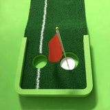 Maxbell Golf Green Putting Mat Trainer Aid for Game Hitting Swing Detection Batting