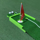 Maxbell Golf Green Putting Mat Trainer Aid for Game Hitting Swing Detection Batting