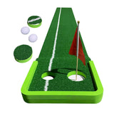 Maxbell Golf Green Putting Mat Trainer Aid for Game Hitting Swing Detection Batting