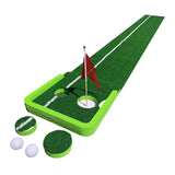 Maxbell Golf Green Putting Mat Trainer Aid for Game Hitting Swing Detection Batting