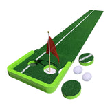 Maxbell Golf Green Putting Mat Trainer Aid for Game Hitting Swing Detection Batting