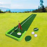 Maxbell Golf Green Putting Mat Trainer Aid for Game Hitting Swing Detection Batting