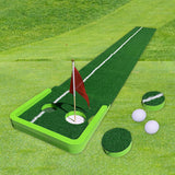 Maxbell Golf Green Putting Mat Trainer Aid for Game Hitting Swing Detection Batting