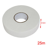 Maxbell 2.5Cmx25M Ice Hockey Cloth Tape Wrapping Breathable Nonslip Protector Cover White