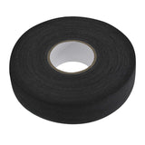 Maxbell 2.5Cmx25M Ice Hockey Cloth Tape Wrapping Breathable Nonslip Protector Cover Black