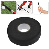 Maxbell 2.5Cmx25M Ice Hockey Cloth Tape Wrapping Breathable Nonslip Protector Cover Black