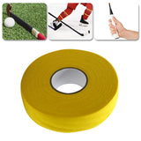 Maxbell 2.5Cmx25M Ice Hockey Cloth Tape Wrapping Breathable Nonslip Protector Cover Yellow