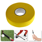 Maxbell 2.5Cmx25M Ice Hockey Cloth Tape Wrapping Breathable Nonslip Protector Cover Yellow