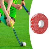 Maxbell 2.5Cmx25M Ice Hockey Cloth Tape Wrapping Breathable Nonslip Protector Cover Maple Red