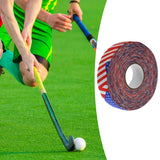 Maxbell 2.5Cmx25M Ice Hockey Cloth Tape Wrapping Breathable Nonslip Protector Cover Flag Red