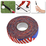 Maxbell 2.5Cmx25M Ice Hockey Cloth Tape Wrapping Breathable Nonslip Protector Cover Flag Red