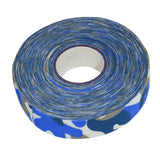 Maxbell 2.5Cmx25M Ice Hockey Cloth Tape Wrapping Breathable Nonslip Protector Cover Blue Camo