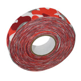 Maxbell 2.5Cmx25M Ice Hockey Cloth Tape Wrapping Breathable Nonslip Protector Cover Red Camo