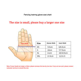 Maxbell Fencing Glove Hand Protection Professional Protective Gear for Bout Practice Right Hand XL
