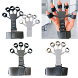 Maxbell Finger Exerciser Stretcher Adults Trainer Strength Finger Strengthener Black and Grey