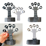 Maxbell Finger Exerciser Stretcher Adults Trainer Strength Finger Strengthener Black and Grey