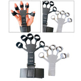 Maxbell Finger Exerciser Stretcher Adults Trainer Strength Finger Strengthener Black and Grey