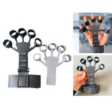 Maxbell Finger Exerciser Stretcher Adults Trainer Strength Finger Strengthener Black and Grey