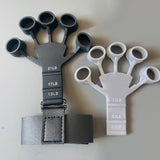 Maxbell Finger Exerciser Stretcher Adults Trainer Strength Finger Strengthener Black and Grey