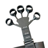 Maxbell Finger Exerciser Stretcher Adults Trainer Strength Finger Strengthener Black
