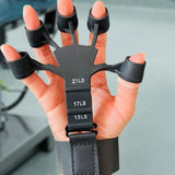 Maxbell Finger Exerciser Stretcher Adults Trainer Strength Finger Strengthener Black