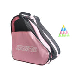 Maxbell Roller Skate Bag Skating Shoes Bag Portable Large Capacity Inline Skates Bag Pink