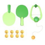 Maxbell Indoor Hanging Table Tennis for Training Accessories Middle Old Age Leisure 9 Balls Green