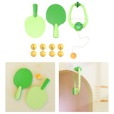 Maxbell Indoor Hanging Table Tennis for Training Accessories Middle Old Age Leisure 9 Balls Green