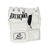 Maxbell Mma Gloves Half Finger Training Boxing Gloves Hand Wraps Kick Boxing Gloves White