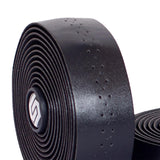 Maxbell 2Pcs PU Bike Handlebar Tapes Anti Vibration Handle Wraps Comfortable Grip Black