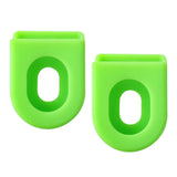 Maxbell 2x Road Bicycle Crank Boots Silicone Wrap Bike Crank Arm Protector Sleeve Green