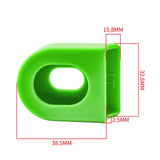 Maxbell 2x Road Bicycle Crank Boots Silicone Wrap Bike Crank Arm Protector Sleeve Green