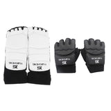 Maxbell Kick Boxing Half Finger Gloves Foot Guards for Men Martial Arts Training Mma S