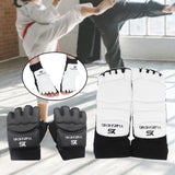 Maxbell Kick Boxing Half Finger Gloves Foot Guards for Men Martial Arts Training Mma S