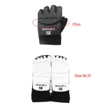 Maxbell Kick Boxing Half Finger Gloves Foot Guards for Men Martial Arts Training Mma S