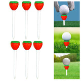 Maxbell 6Pcs Golf Rubber Tees Reusable Stable Ball Holder for Backyard Home Practice