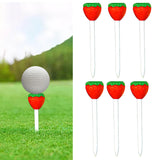 Maxbell 6Pcs Golf Rubber Tees Reusable Stable Ball Holder for Backyard Home Practice