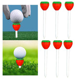 Maxbell 6Pcs Golf Rubber Tees Reusable Stable Ball Holder for Backyard Home Practice