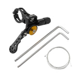 Maxbell Bicycle Dropper Seatpost Lever Remote Replace Dropper Seat Post Remote Lever 22.2MM Black