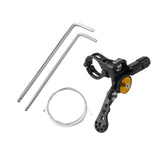 Maxbell Bicycle Dropper Seatpost Lever Remote Replace Dropper Seat Post Remote Lever 22.2MM Black
