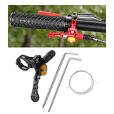 Maxbell Bicycle Dropper Seatpost Lever Remote Replace Dropper Seat Post Remote Lever 22.2MM Black