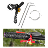 Maxbell Bicycle Dropper Seatpost Lever Remote Replace Dropper Seat Post Remote Lever 22.2MM Black